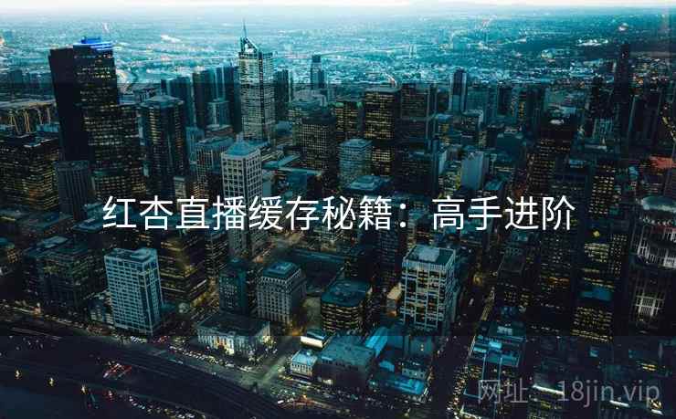 红杏直播缓存秘籍:高手进阶