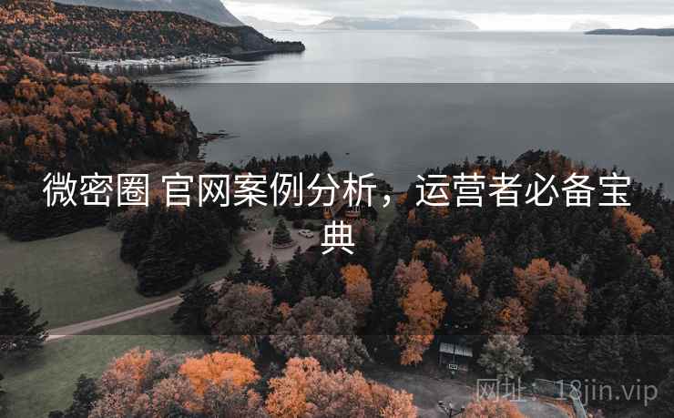 微密圈 官网案例分析，运营者必备宝典