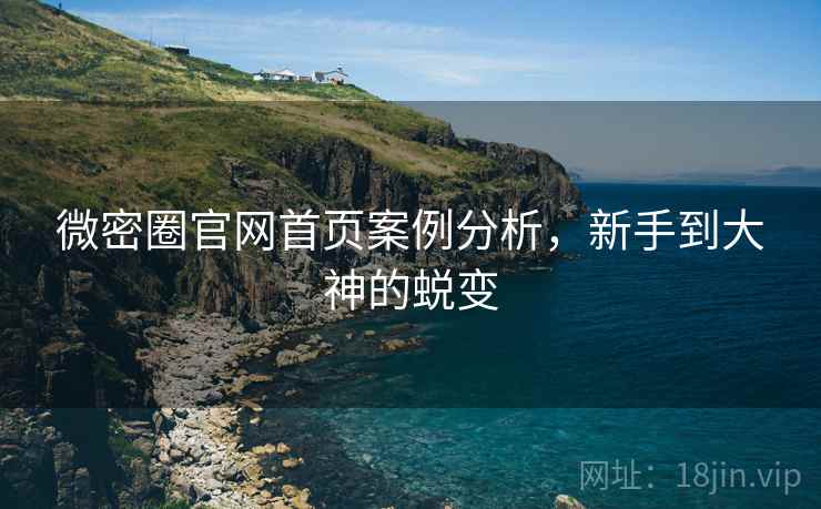 微密圈官网首页案例分析，新手到大神的蜕变